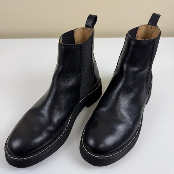 & Other Stories Shoes - EUC & Other Stories Black Leather Chelsea Boots
